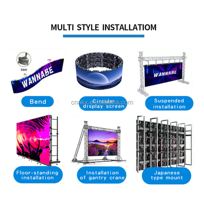 P3.91 Outdoor LED Advertising Rental LED Display LED Screen Outdoor LED Screen Display Video Wall Outdoor AKS Outdoors