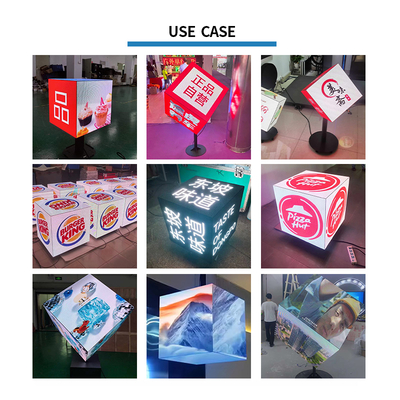 Customized Outdoor P2.5 Indoor Digital Advertising LED Cube Display Magic Cube LED Screen