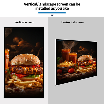 Ultra-Thin HD LCD Advertising Display Machine for Elevator Buildings & Retail Education with Animation SDK Function