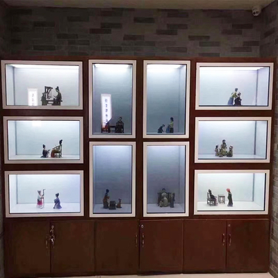 Indoor 3D Video Holographic Touch Screen Box LCD Showcase Holobox Display Hologram Transparent Interactive Cabinet