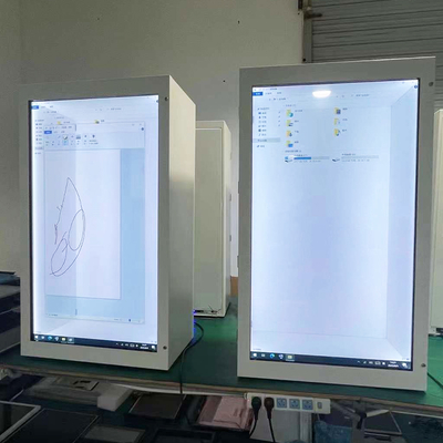 Custom 3D LCD Advertising Display Full Hd See Through Transparent LCD Cabinet Transparent LCD Showcase Box