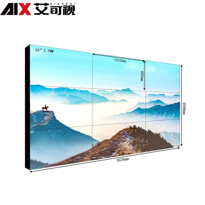 LCD Screen Video Wall Lcd Splicing Screen High Brightness Indoor Digital Signage Advertising Office