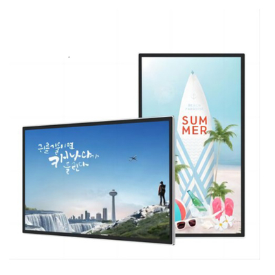 43 Inch Ultra-thin Wall Mounted Retail Digital LCD Advertising Machine, Commercial Interactive Display Digital Signage