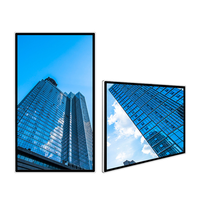 43 Inch Ultra-thin Wall Mounted Retail Digital LCD Advertising Machine, Commercial Interactive Display Digital Signage