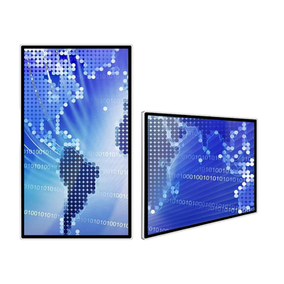 43 Inch Ultra-thin Wall Mounted Retail Digital LCD Advertising Machine, Commercial Interactive Display Digital Signage