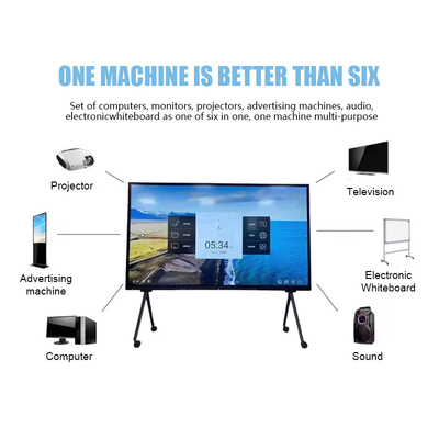 LCD HD Infrared Touch Interactive Whiteboard Intelligent Conference Tablet Teaching All-in-One Machine