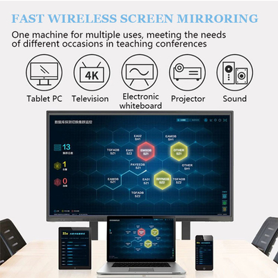 LCD HD Infrared Touch Interactive Whiteboard Intelligent Conference Tablet Teaching All-in-One Machine
