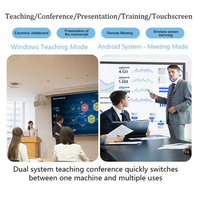 LCD HD Infrared Touch Interactive Whiteboard Intelligent Conference Tablet Teaching All-in-One Machine